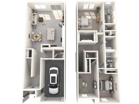 Boatman Hammock Townhomes in Lake Worth, FL photo of 3 bedroom floorplan